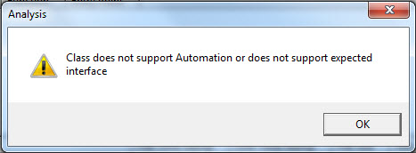 VBA Error 430